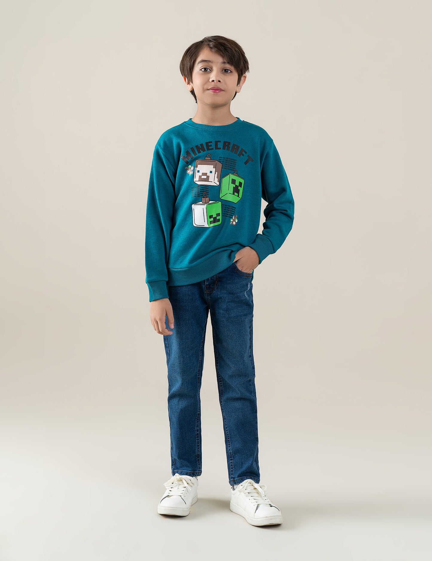 MINECRAFT GRAPHIC SWEATSHIRT