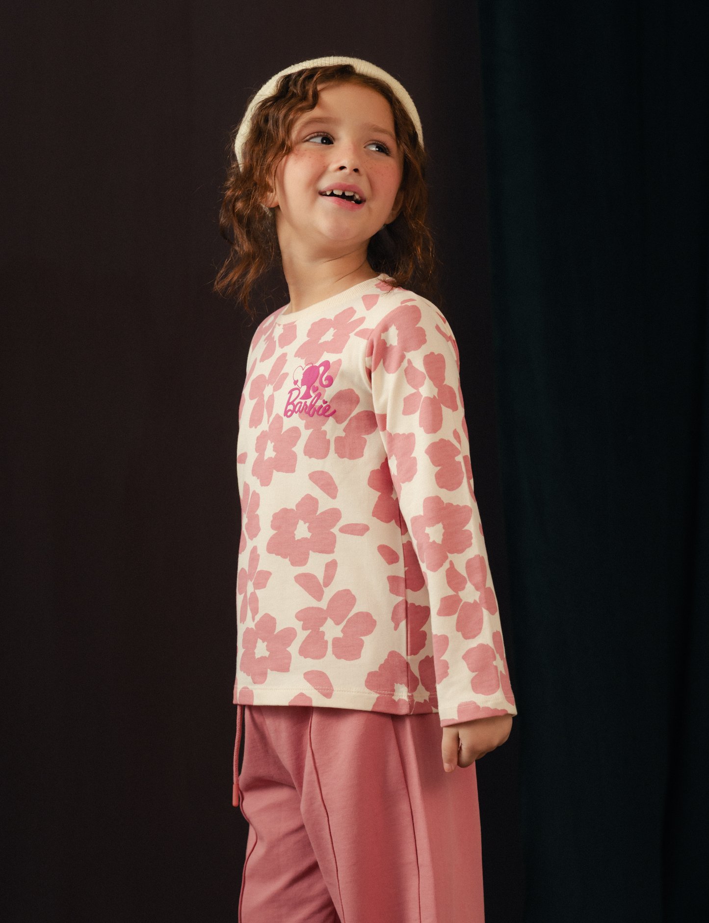 2-PIECE FLORAL BARBIE PRINTED SUIT