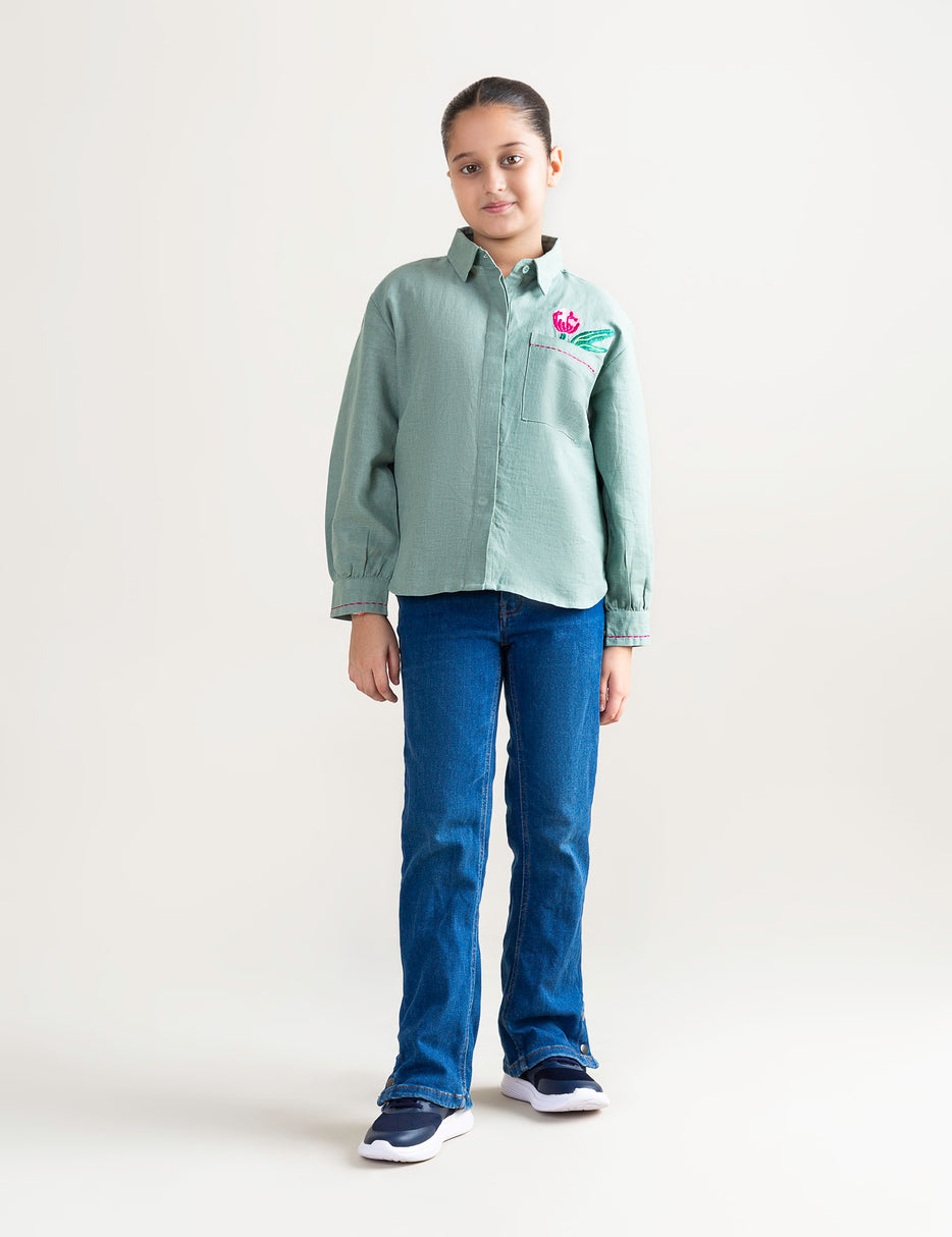 FLORAL EMBROIDERED TOP