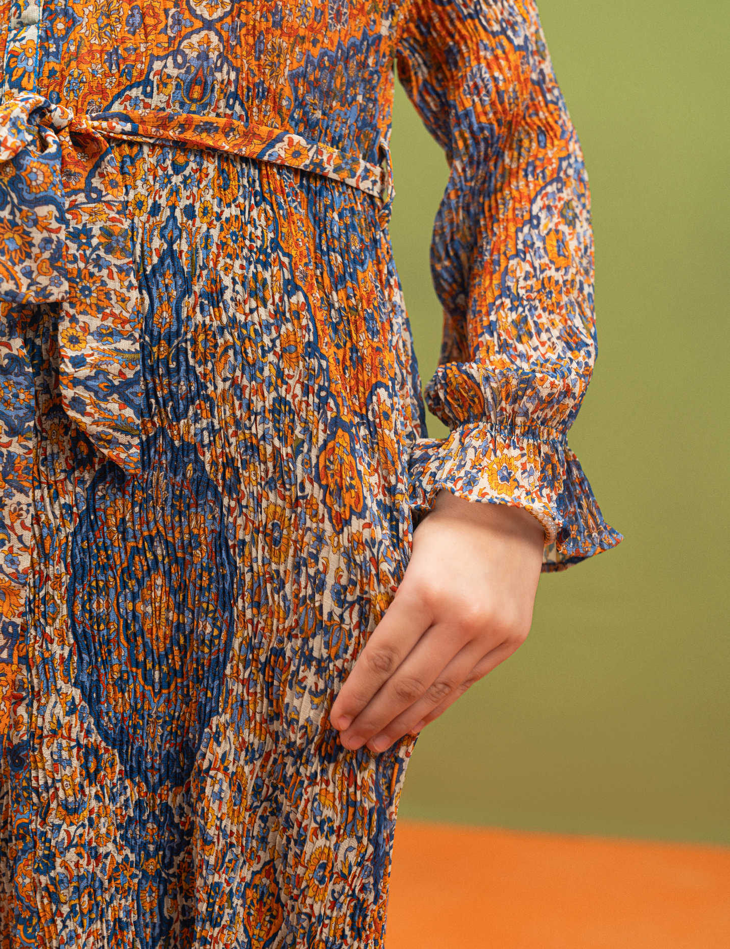 PRINTED LONG DRESS