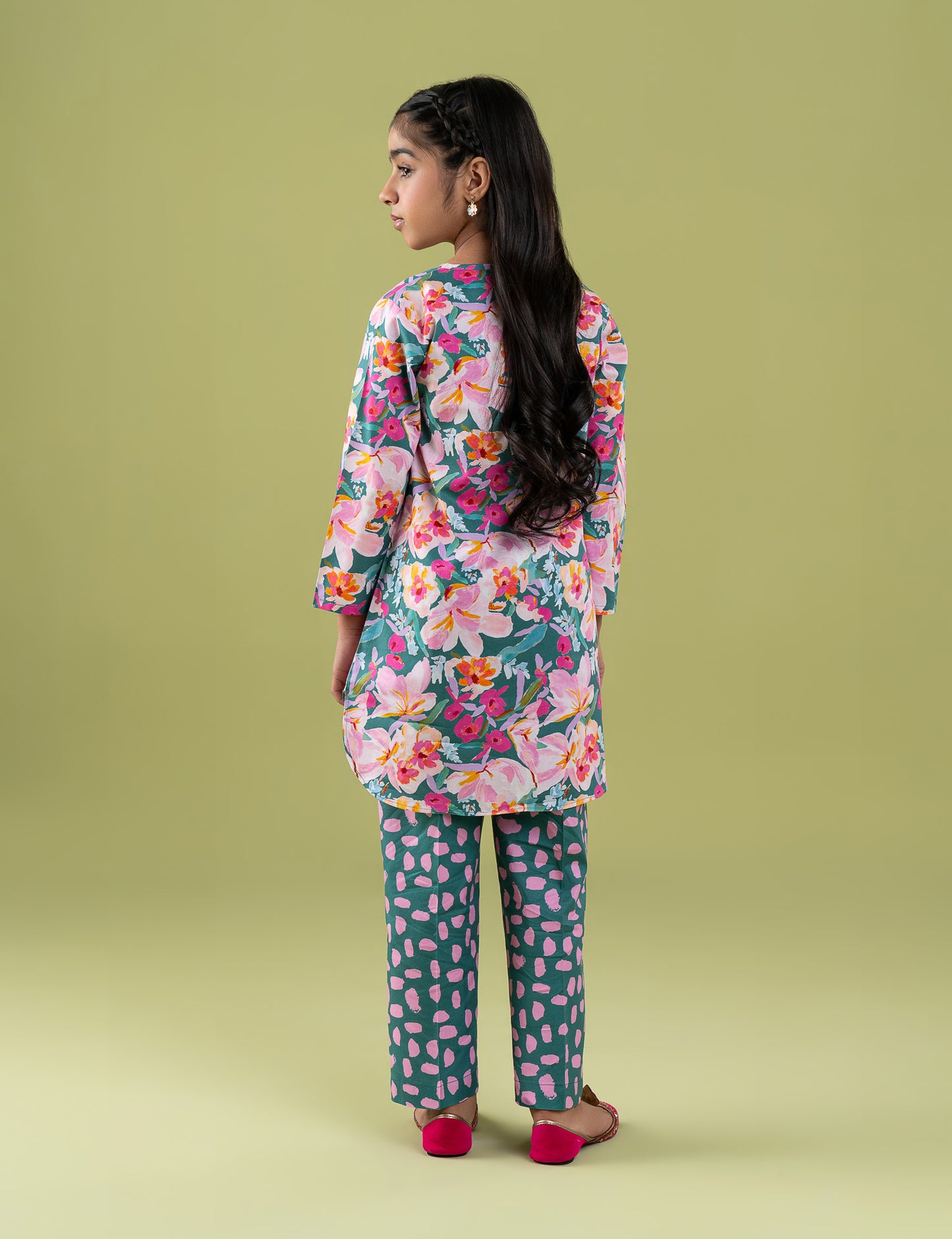 2 PIECE FLORAL PRINTED SUIT