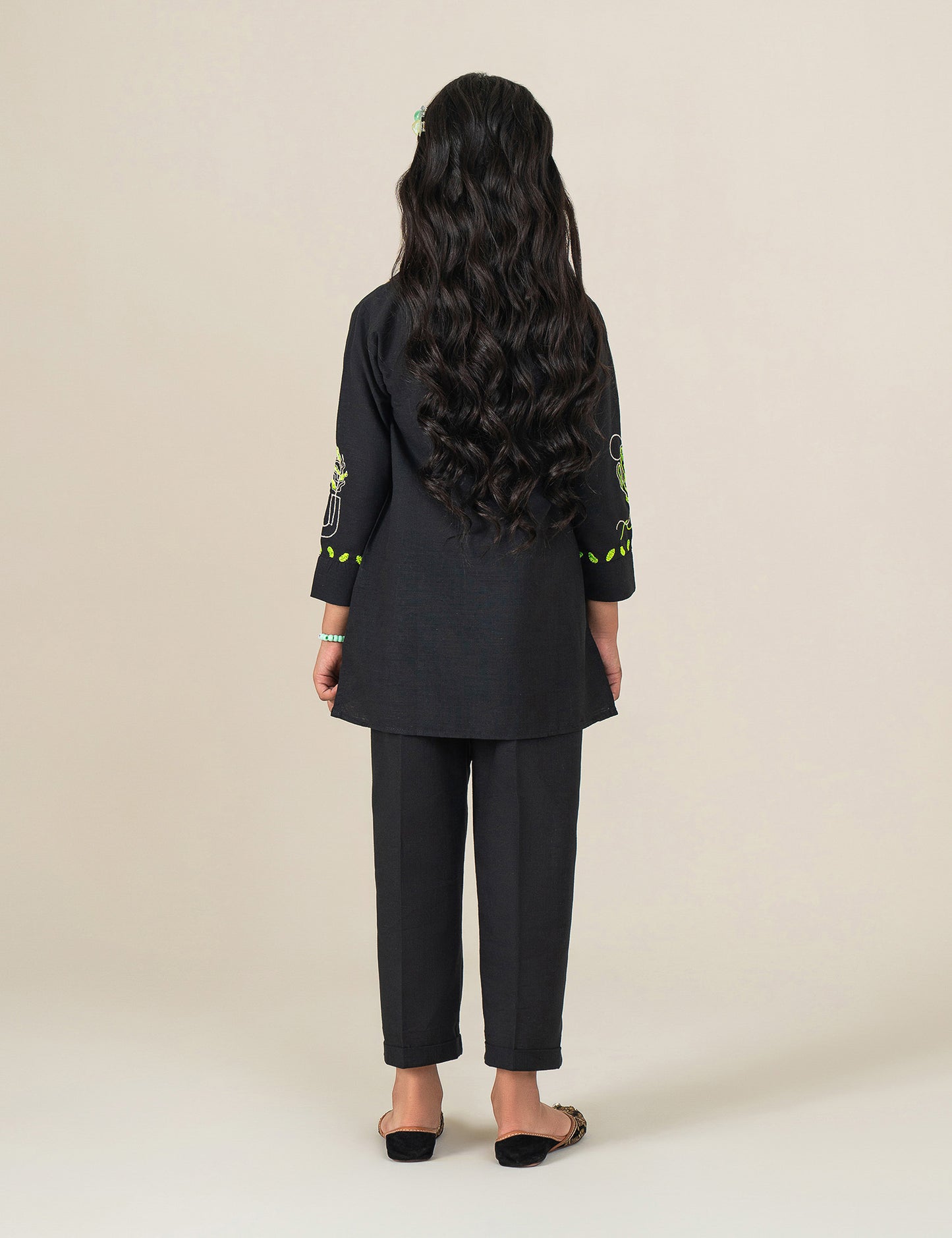 2 PIECE EMBROIDERED SUIT