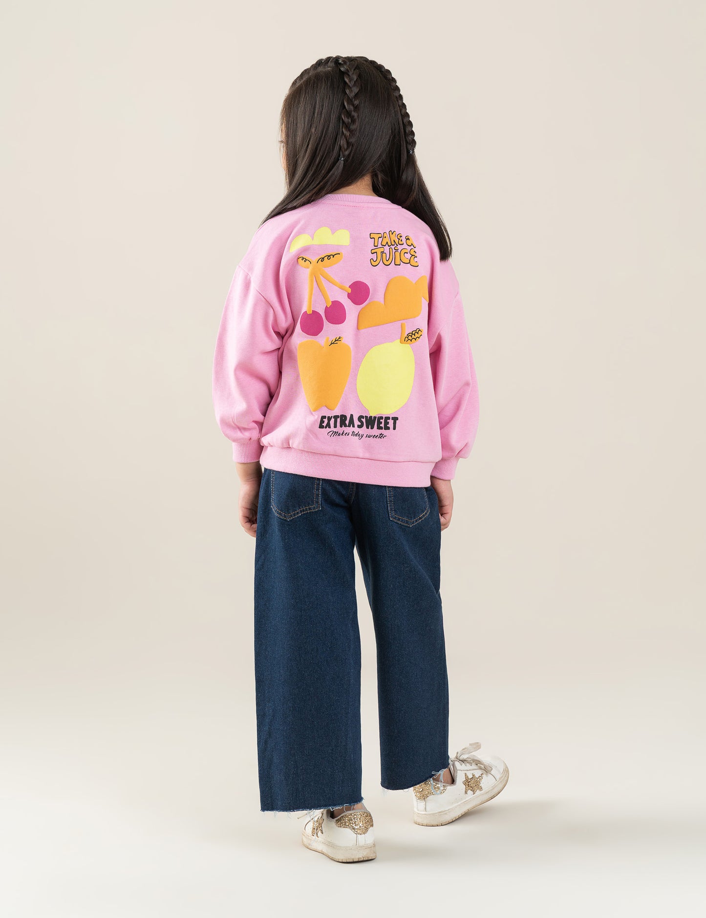 TAKE A JUICE PRINTED SWEATSHIRT