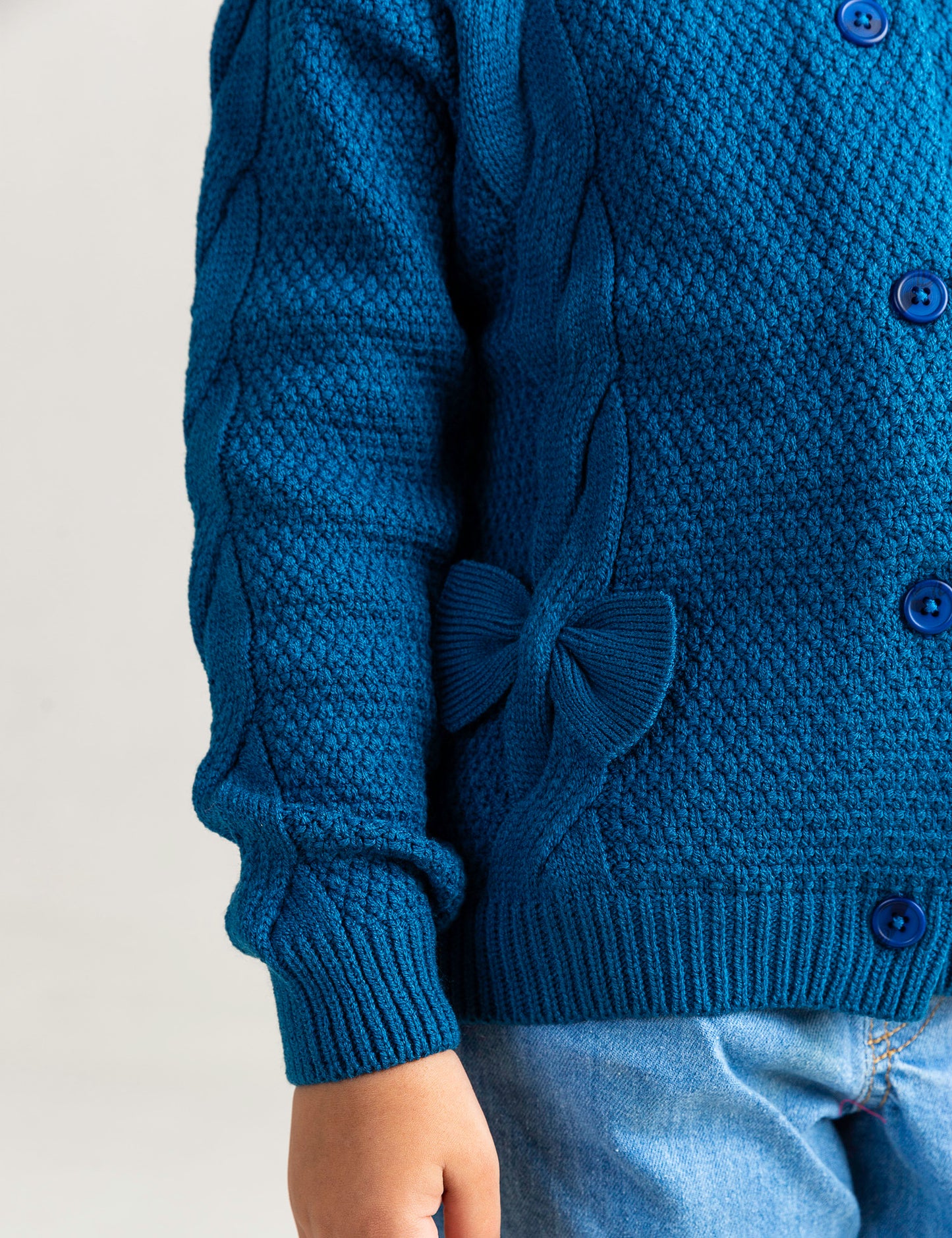 CABLE KNIT CARDIGAN