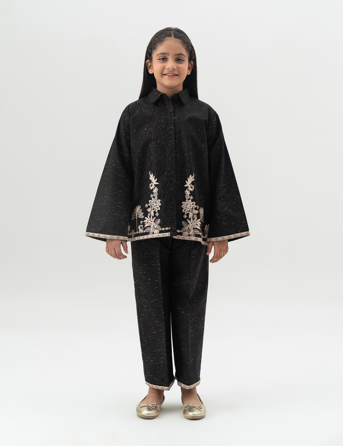 2 PIECE EMBROIDERED SUIT