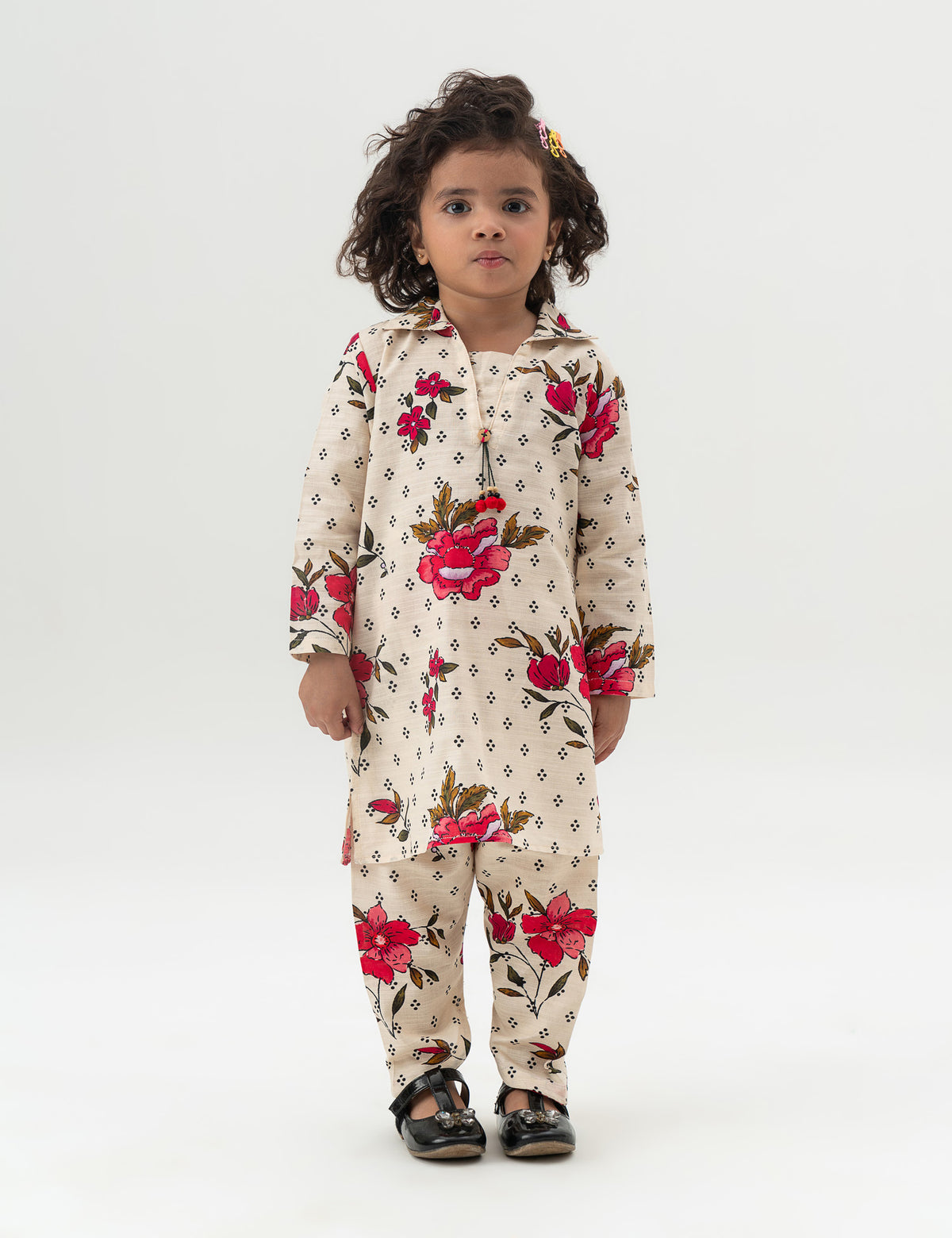 2 PIECE FLORAL PRINTED SUIT
