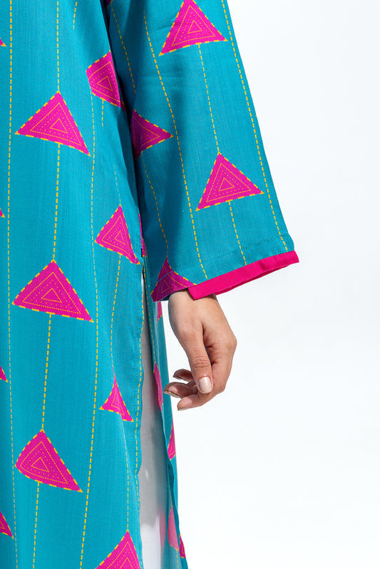 PRINTED VISCOSE SHIRT (PRET)