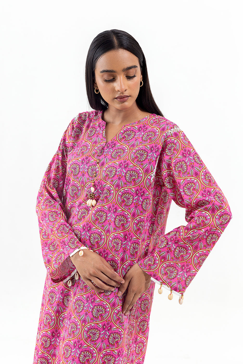 2 PIECE PRINTED LAWN SUIT (PRET)