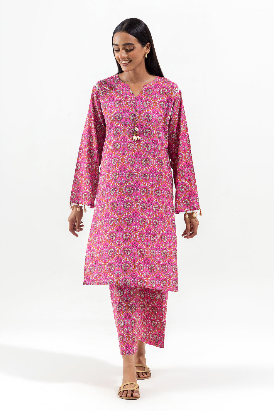 2 PIECE PRINTED LAWN SUIT (PRET)