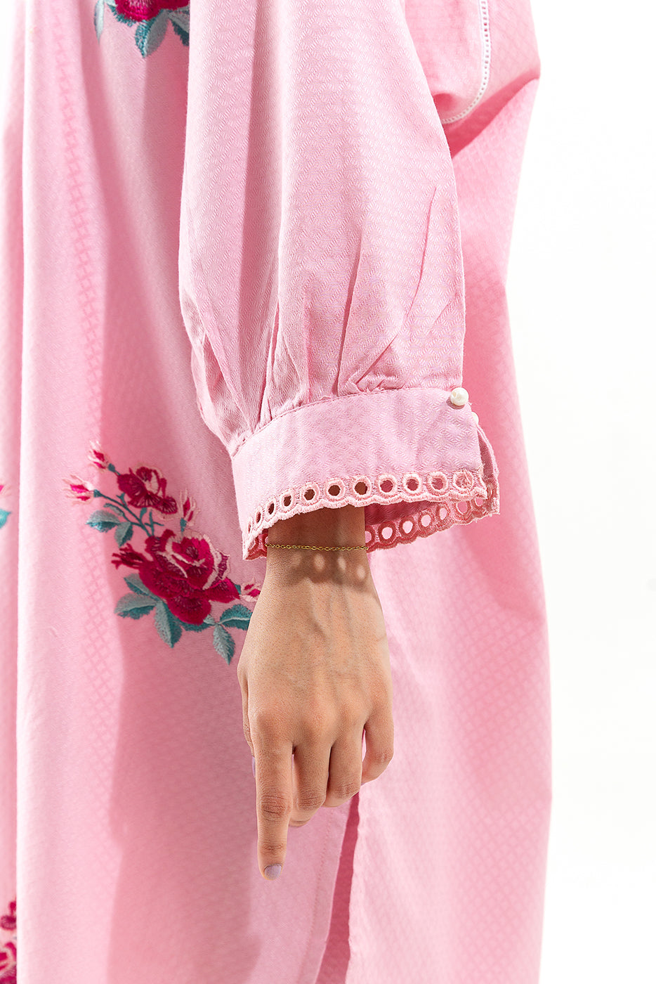 2 PIECE EMBROIDERED JACQUARD SUIT (PRET)