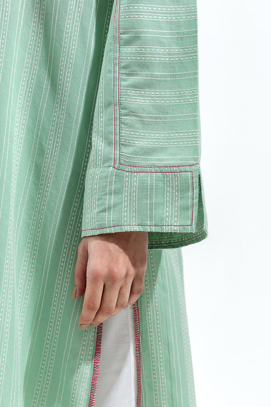 BASIC JACQUARD DOBBY SHIRT (PRET)