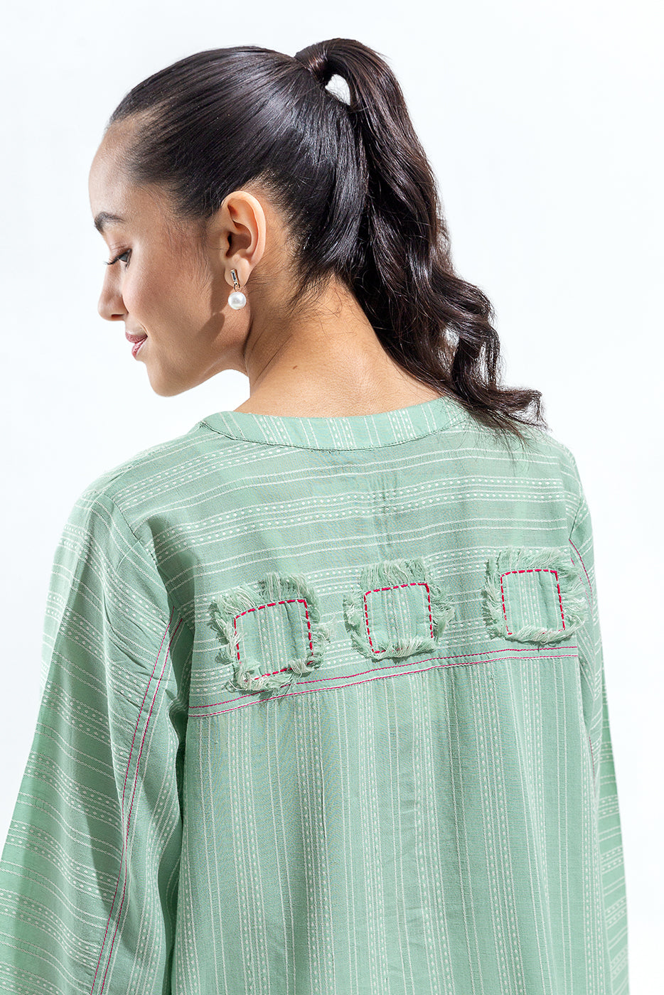 BASIC JACQUARD DOBBY SHIRT (PRET)