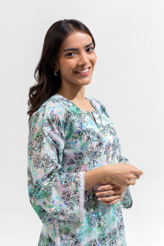 PRINTED LAWN SHIRT (PRET)