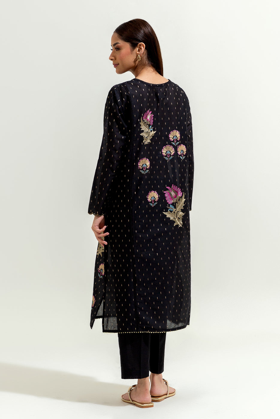 EMBROIDERED JACQUARD SHIRT (LUXURY-PRET)