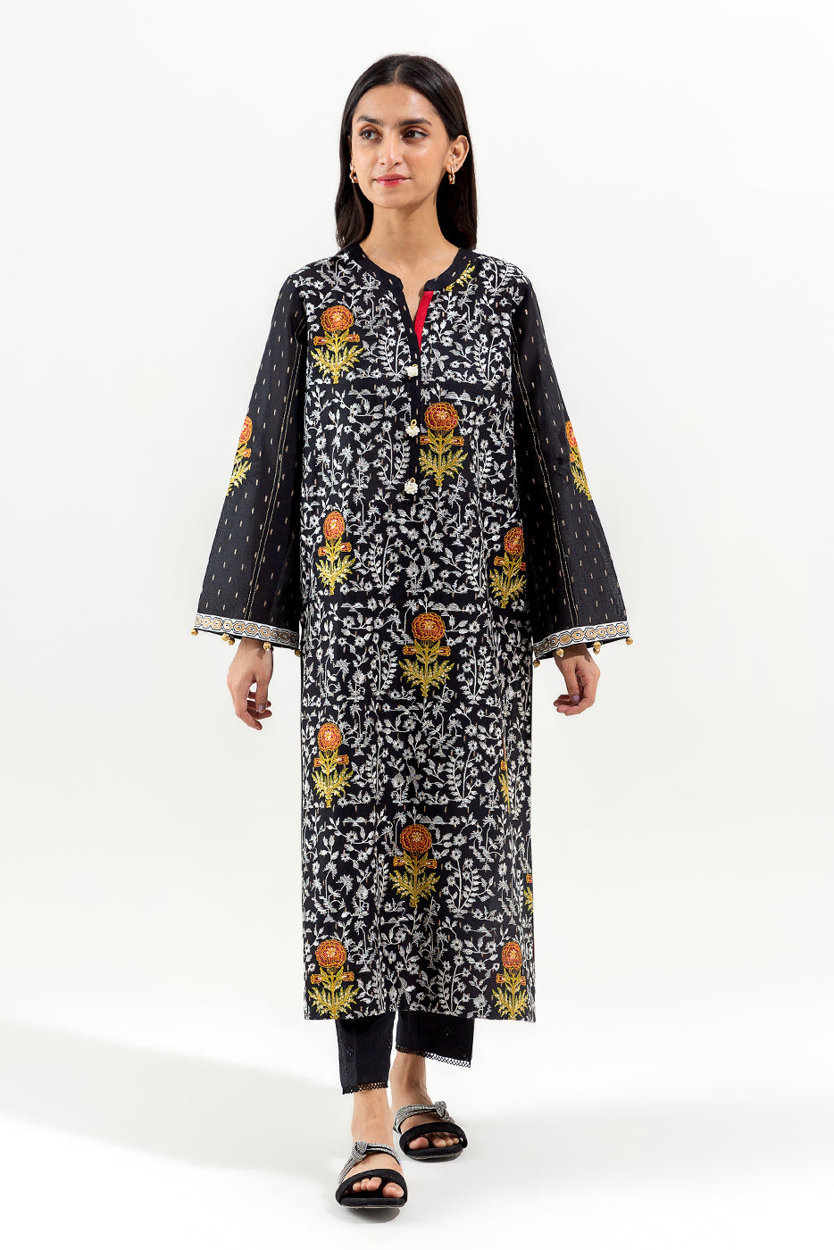 EMBROIDERED JACQUARD SHIRT (LUXURY-PRET)