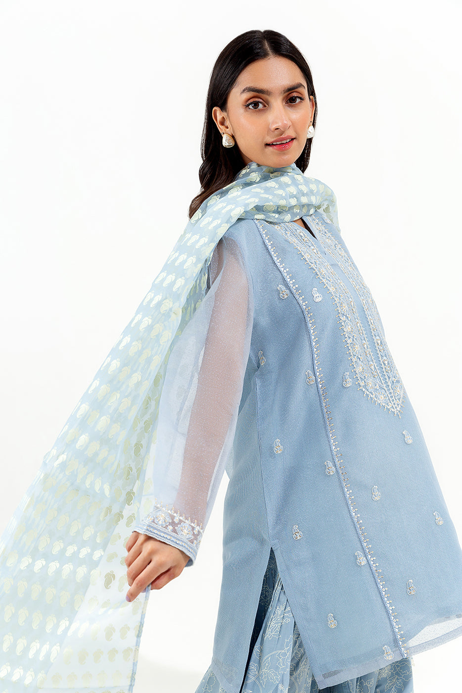3 PIECE EMBROIDERED KARANDI SUIT (LUXURY PRET)