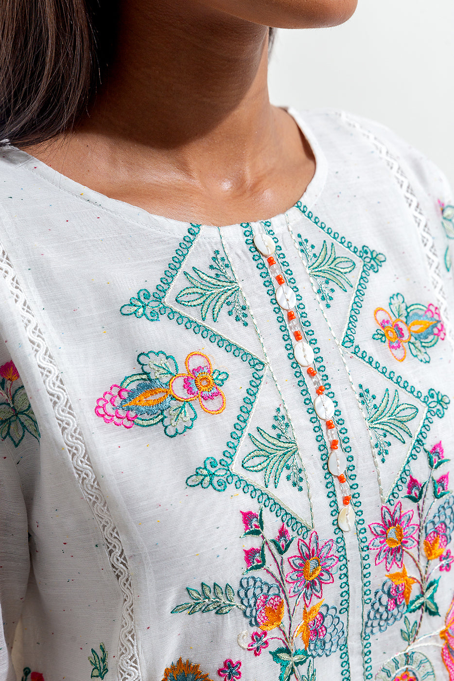 EMBROIDERED MULTI NEPS SHIRT (LUXURY-PRET)