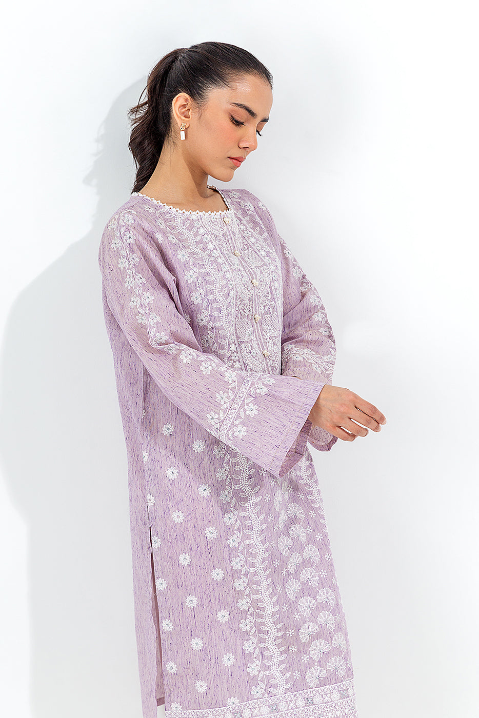 EMBROIDERED FANCY NEPS SHIRT (LUXURY PRET) - BEECHTREE