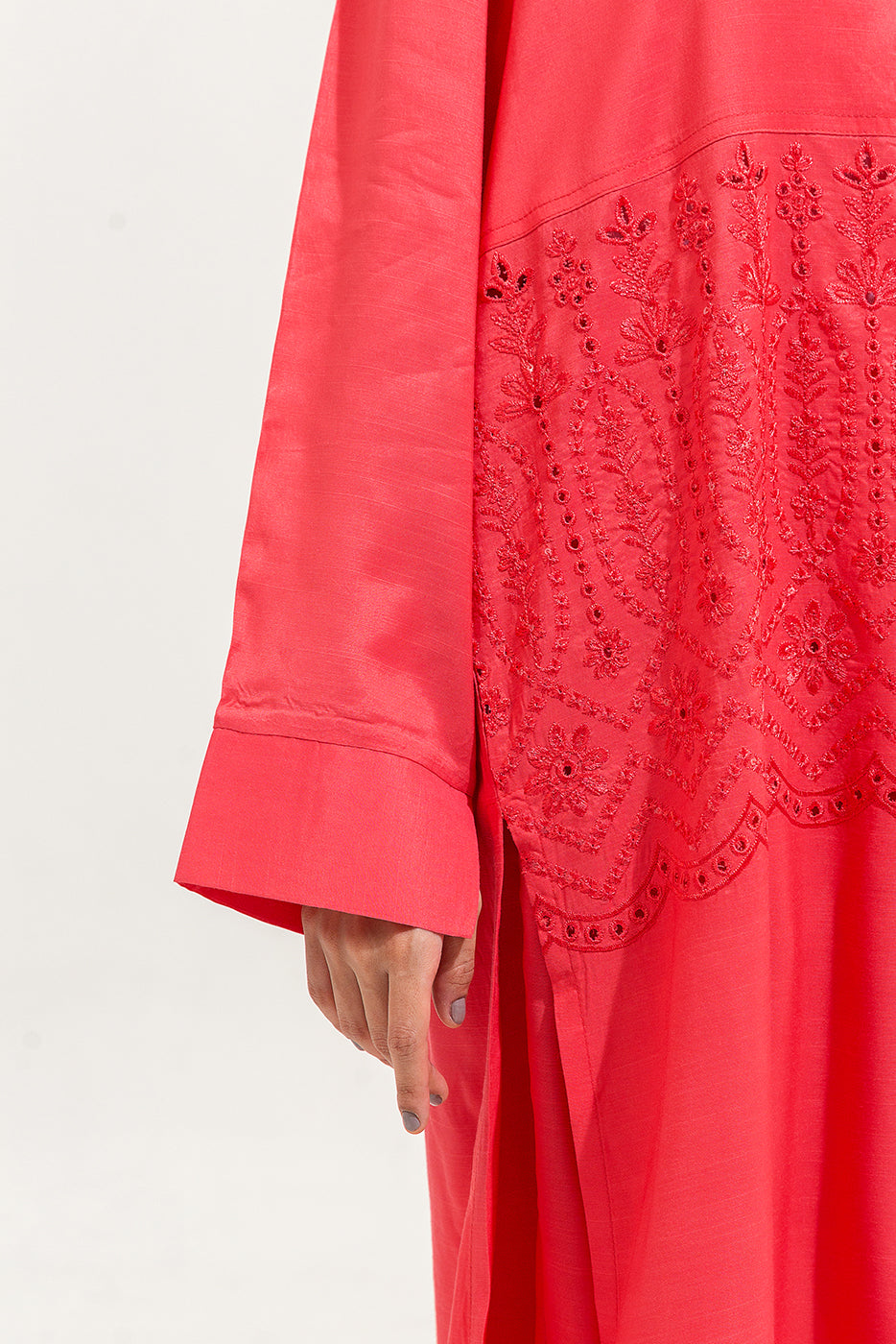 2 PIECE BASIC SILK SUIT (LUXURY-PRET)