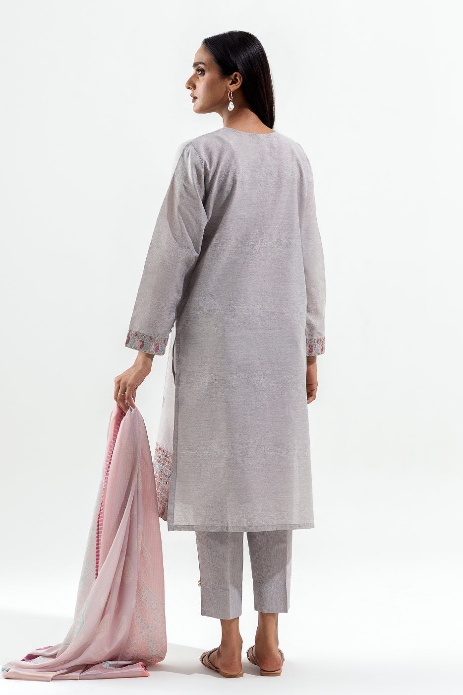 3 PIECE LUXURY SLUB SUIT (LUXURY-PRET)