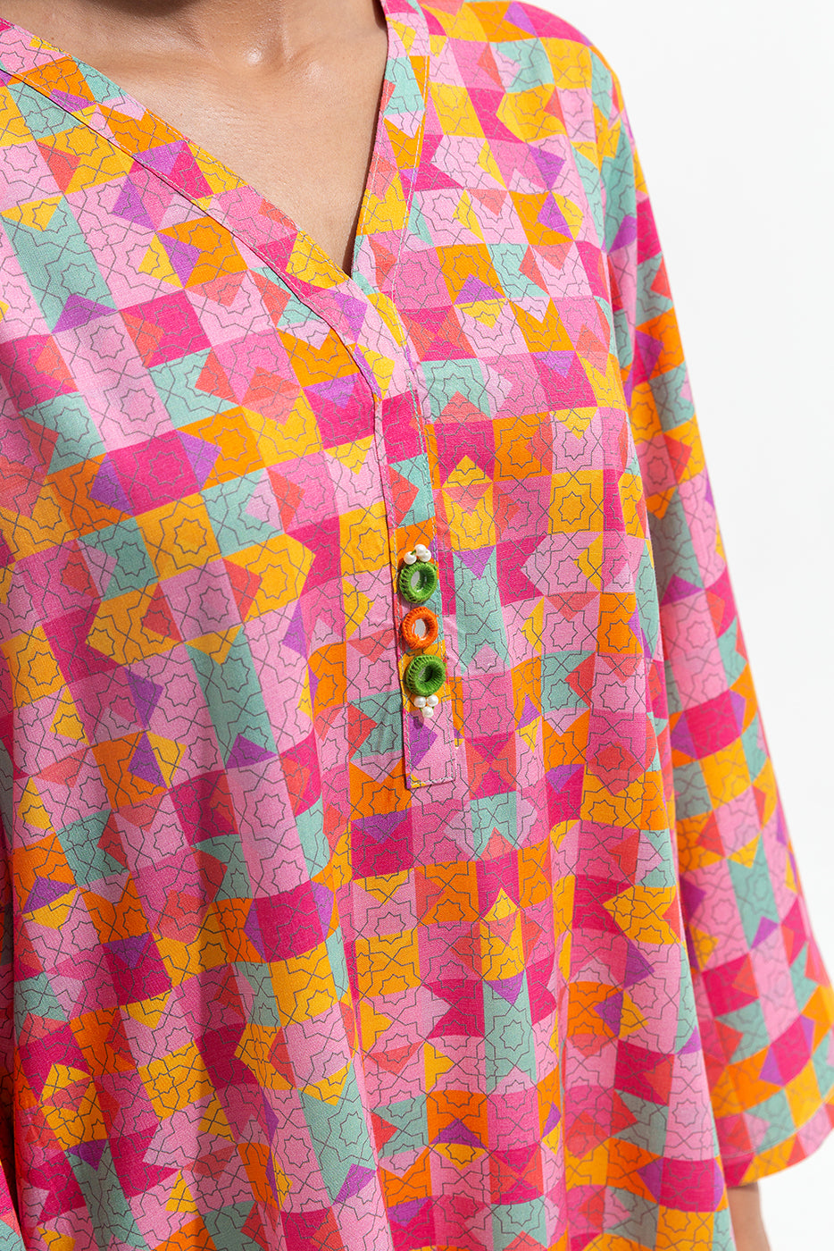 PRINTED VISCOSE SHIRT (PRET)