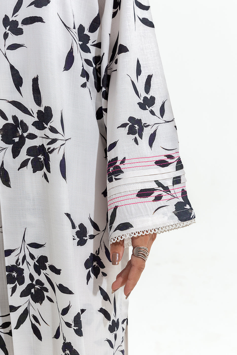 2 PIECE PRINTED VISCOSE SUIT (PRET)