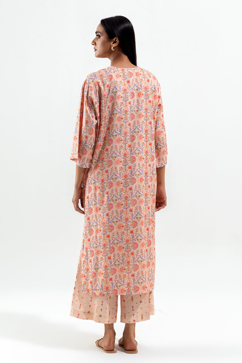 2 PIECE PRINTED VISCOSE SUIT (PRET)