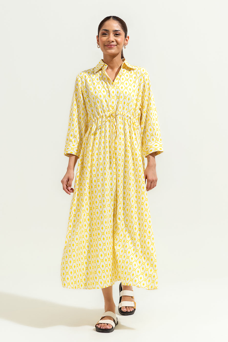PRINTED LONG DRESS