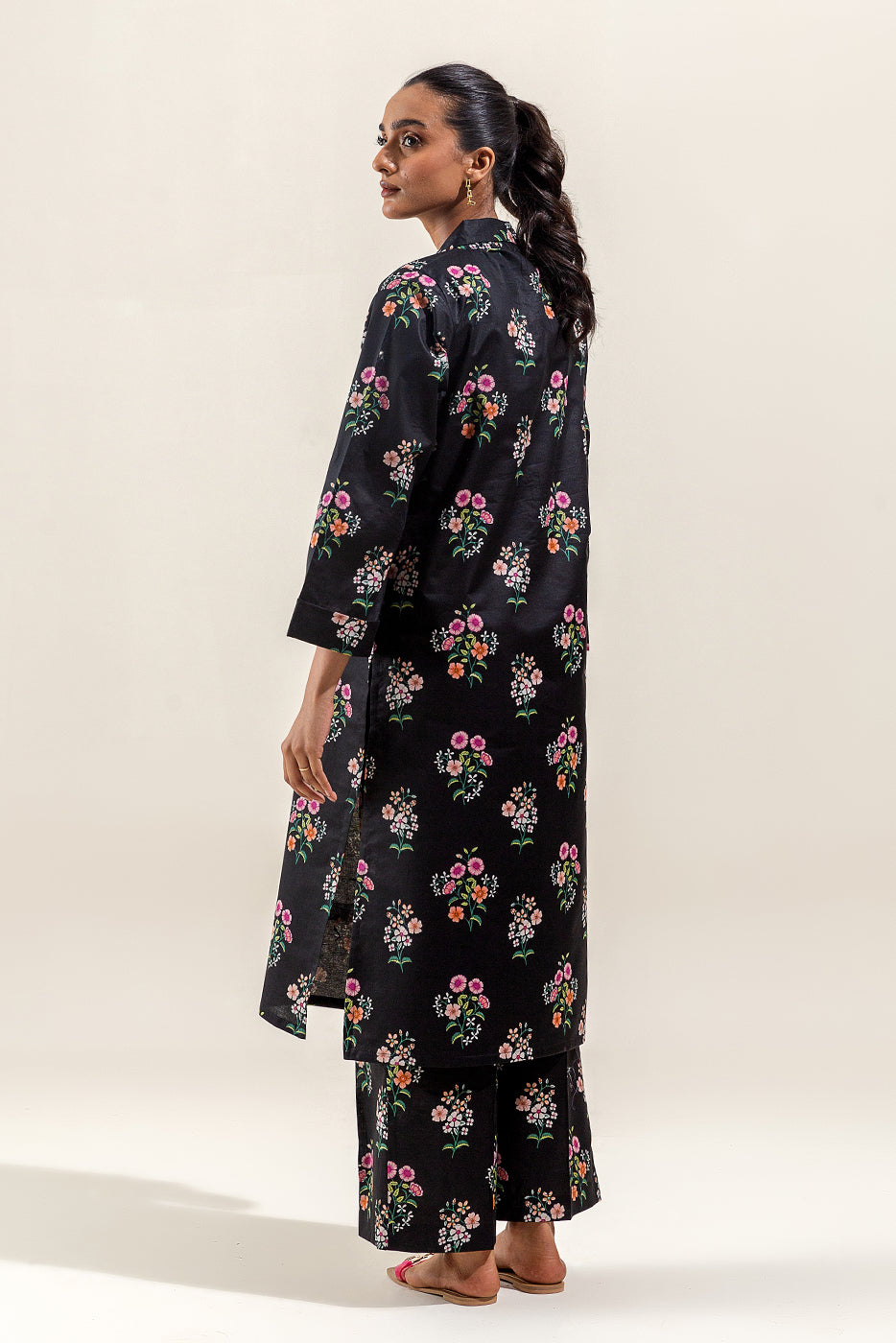 2 PIECE PRINTED SUIT-RUSTIC GILD (UNSTITCHED)