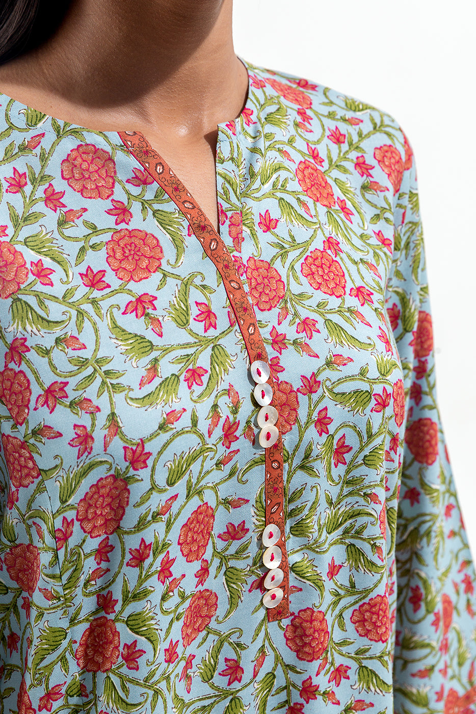 PRINTED VISCOSE SHIRT (PRET)