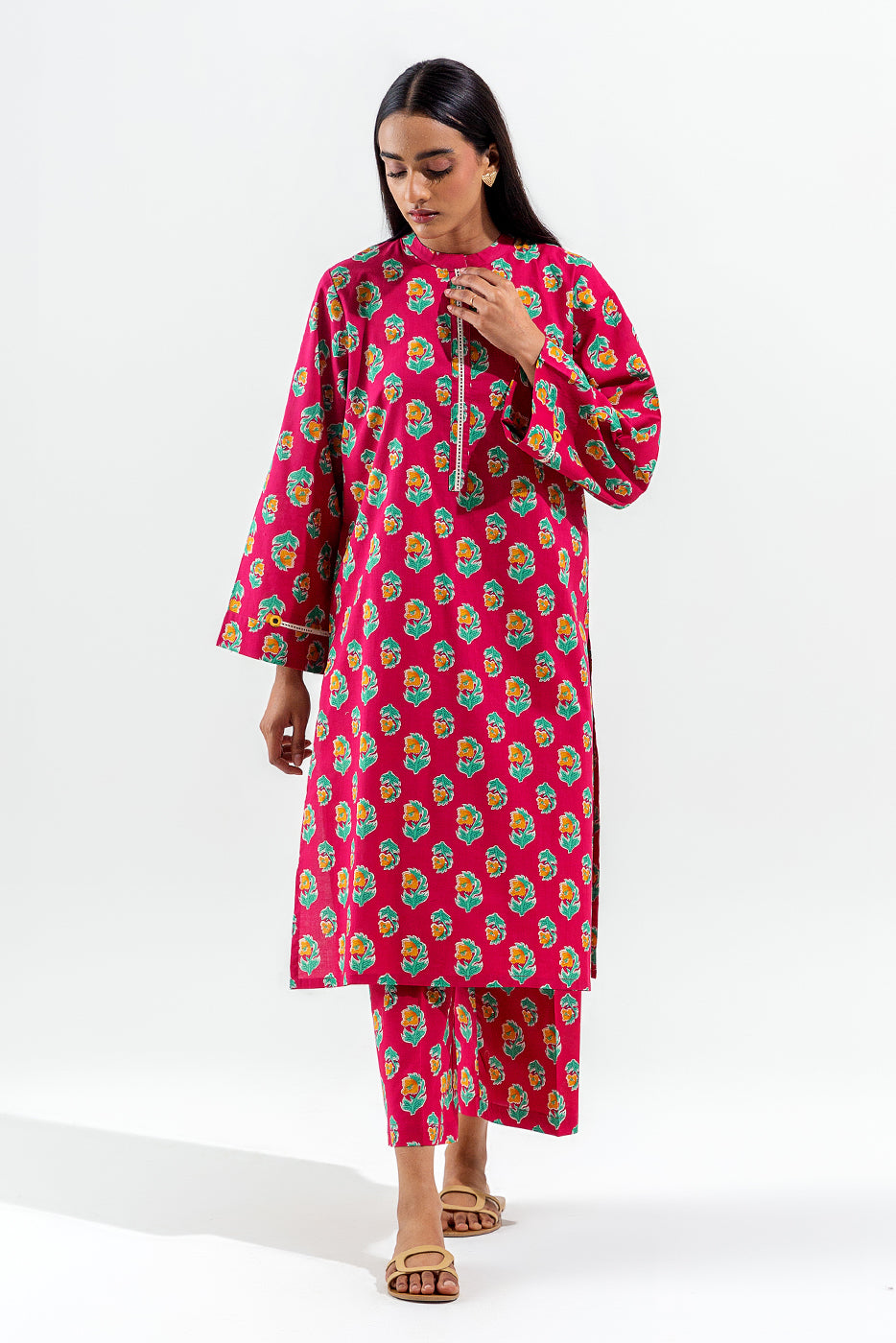 2 PIECE PRINTED LAWN SUIT (PRET)
