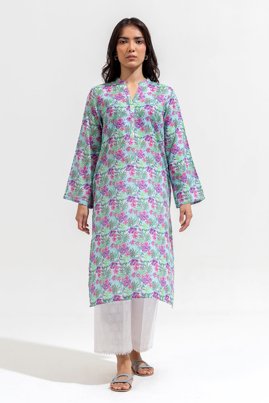 PRINTED LAWN SHIRT (PRET)