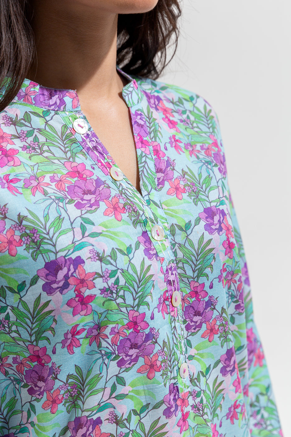 PRINTED LAWN SHIRT (PRET)