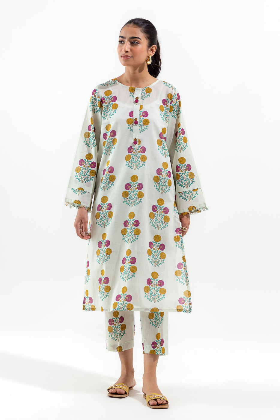 2 PIECE PRINTED LAWN SUIT (PRET)