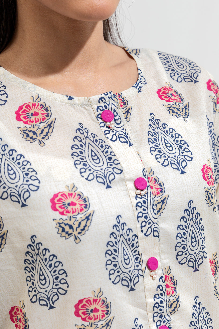 2 PIECE PRINTED LAWN SUIT (PRET)