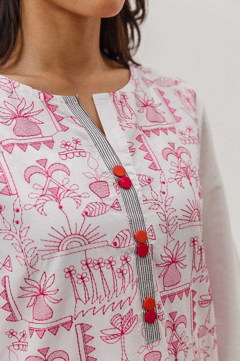 2 PIECE EMBROIDERED LAWN SUIT (PRET)