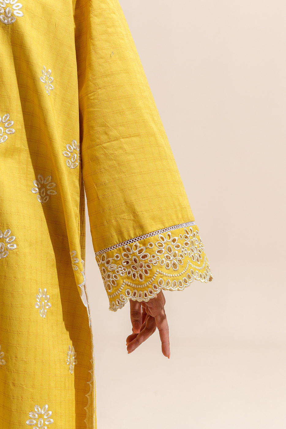 1 PIECE EMBROIDERED MISSURI SHIRT-AMBER RADIANCE (UNSTITCHED)