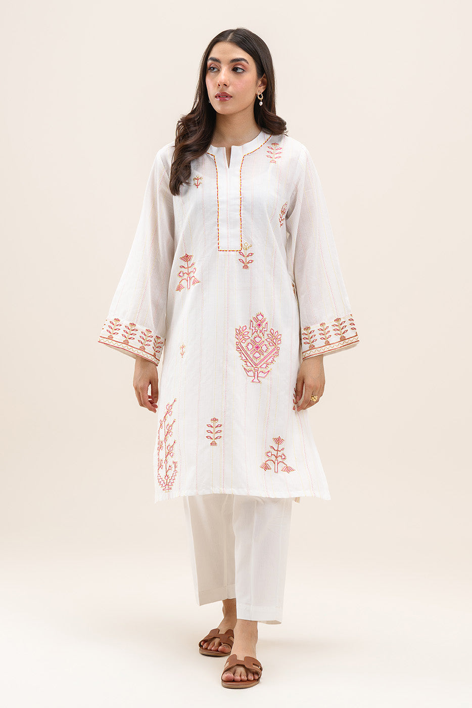 EMBROIDERED DORIA SHIRT (PRET)