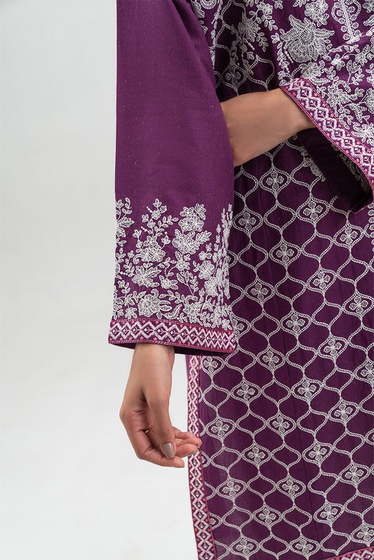 EMBROIDERED MULTI NEPS SHIRT (PRET)