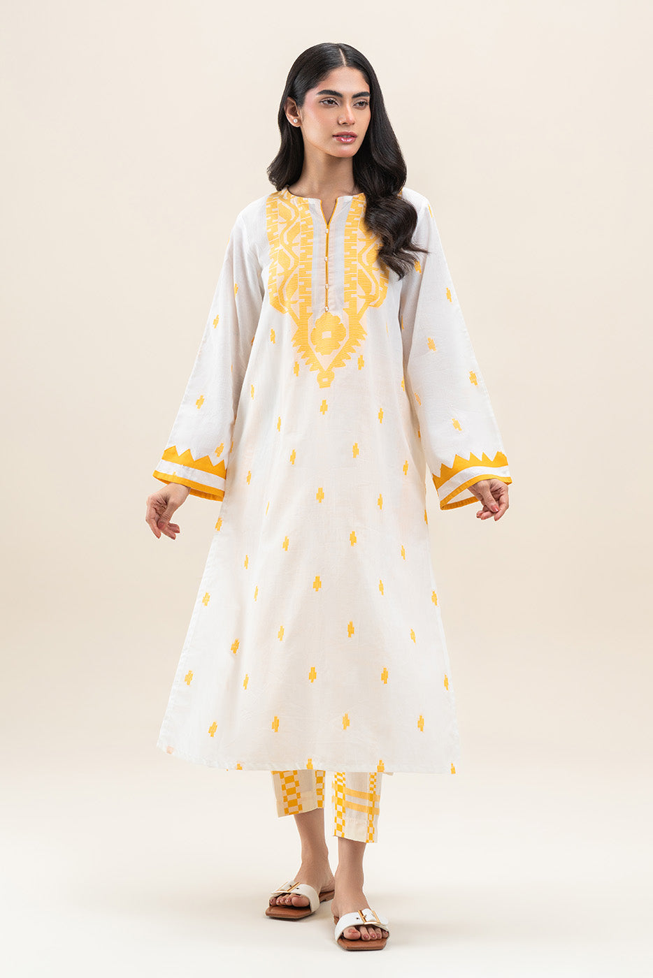 2 PIECE BASIC JACQUARD SUIT (PRET)