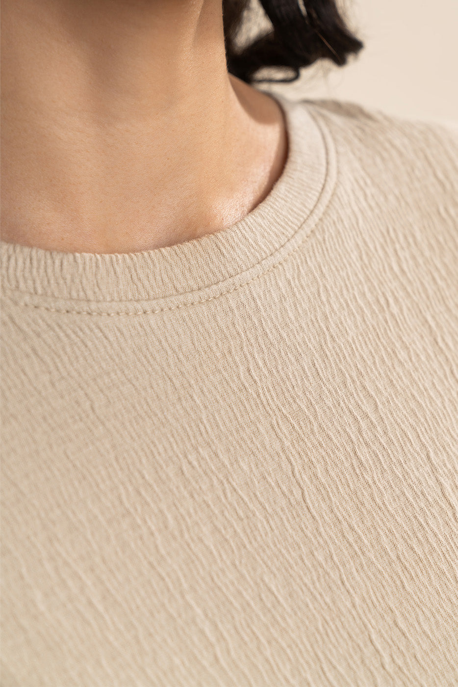 SEER SUCKER KIMONO TOP