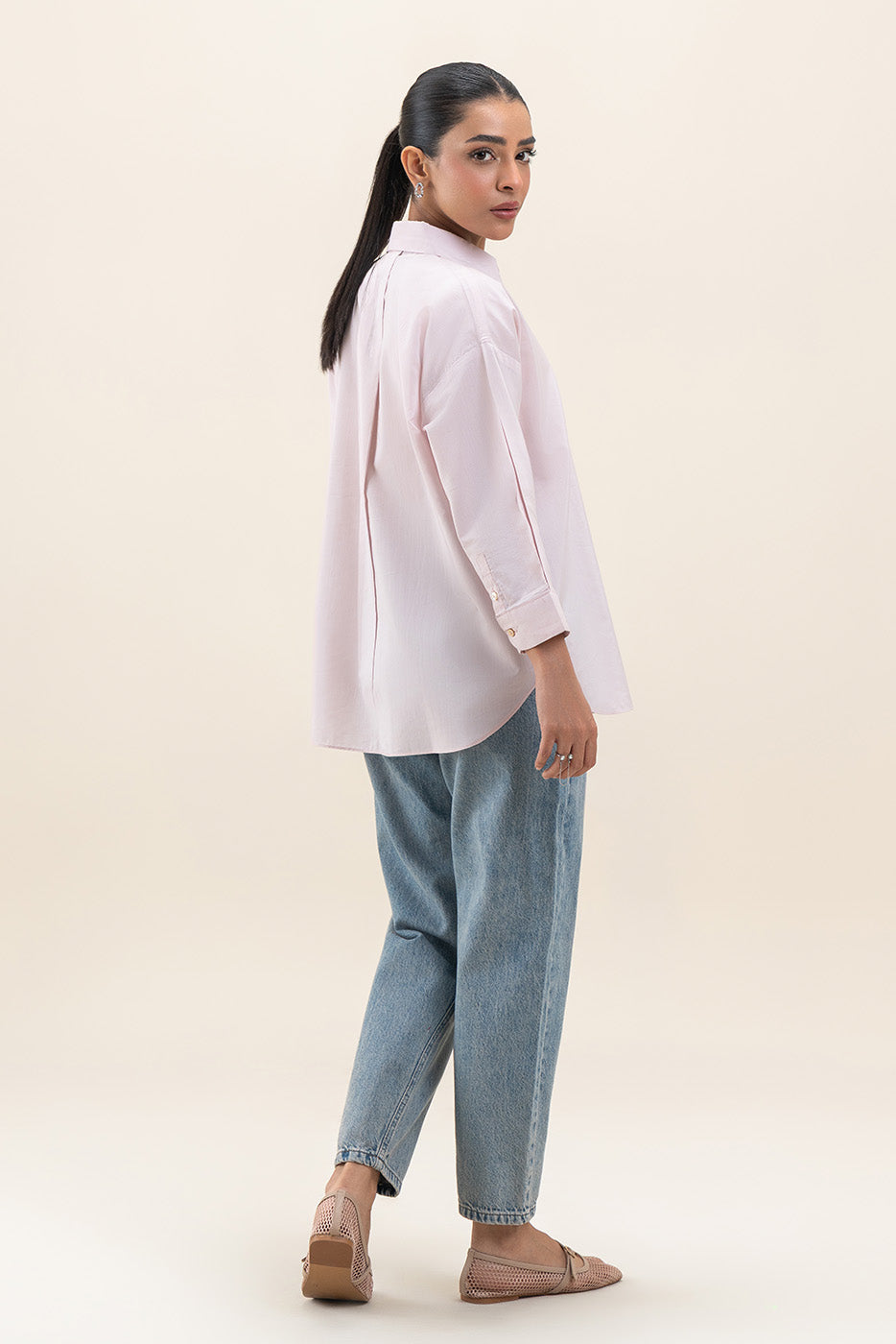 SOLID COLLAR SHIRT