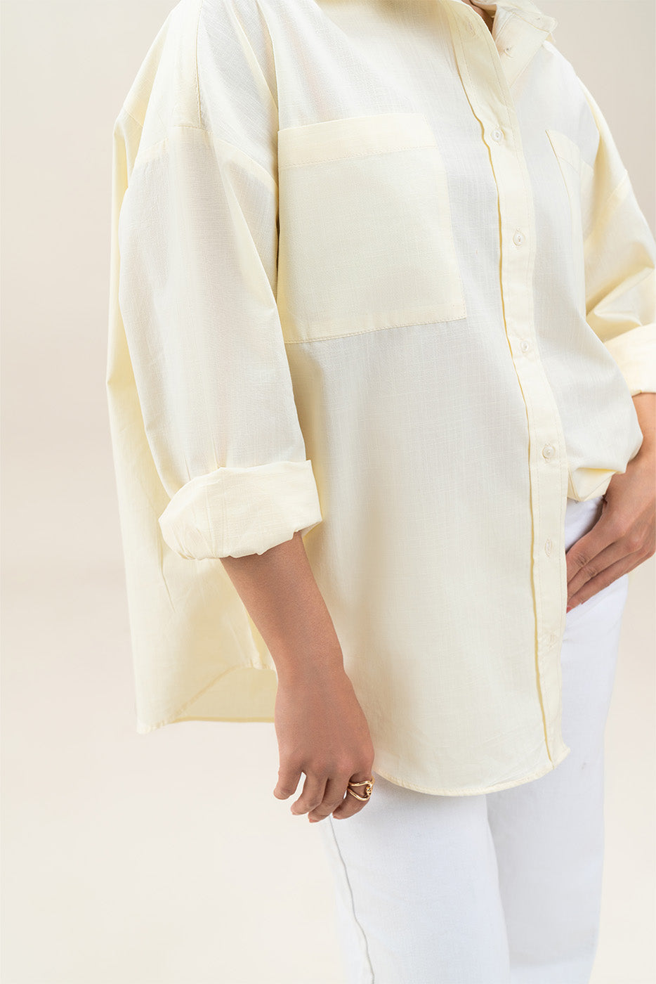 OVERSIZED BUTTON-THROUGH SHIRT