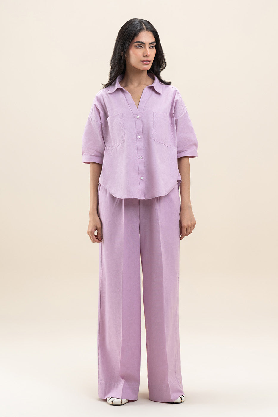2 PIECE BASIC LINEN SUIT (WESTERN)