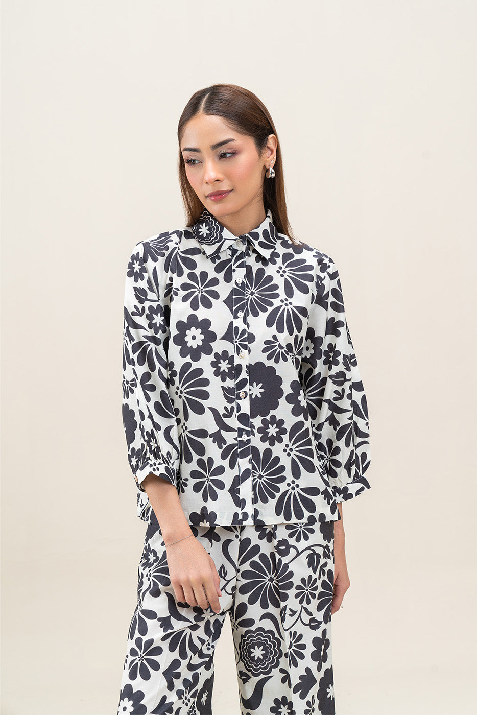 FLORAL VISCOSE COORD SET
