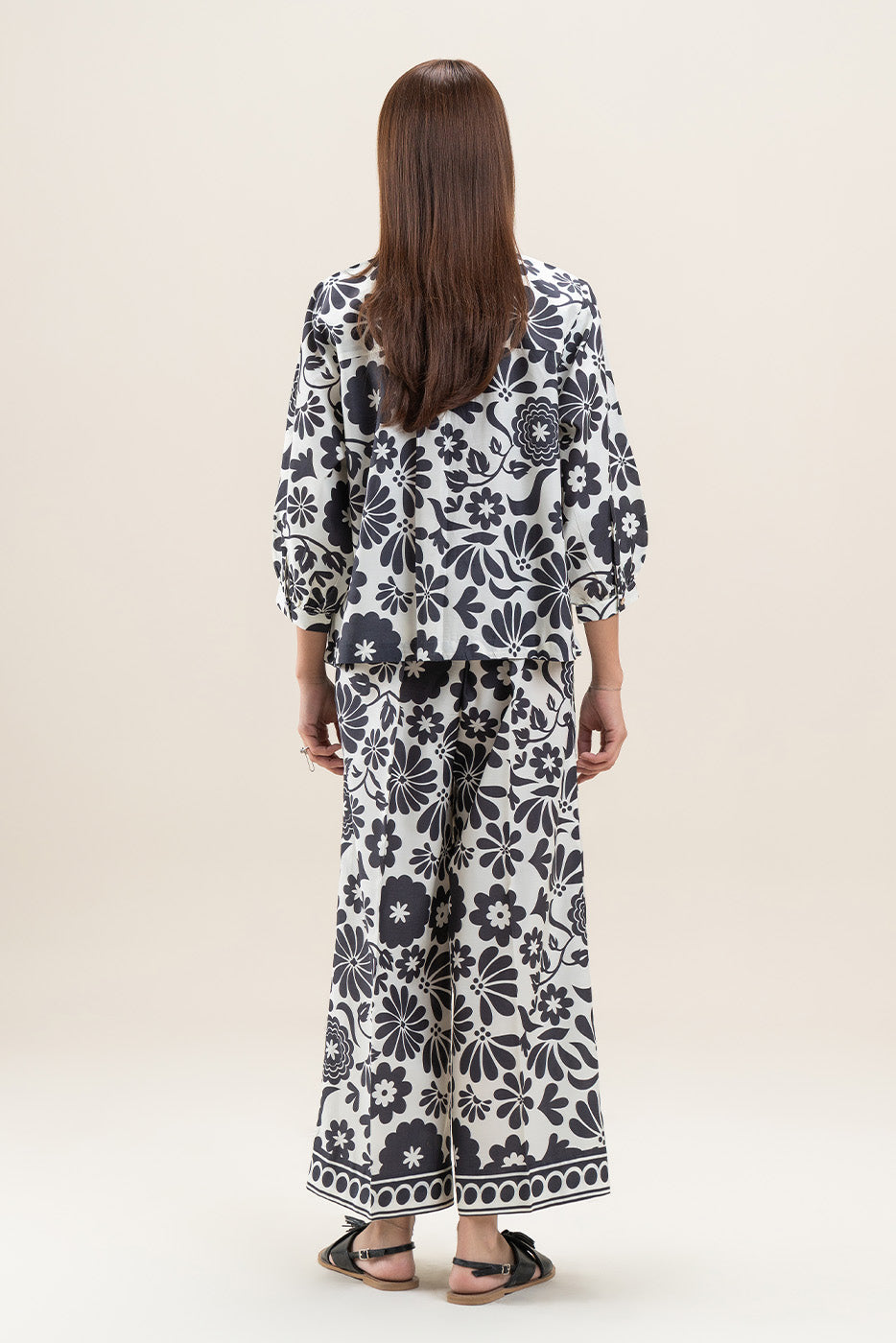 FLORAL VISCOSE COORD SET