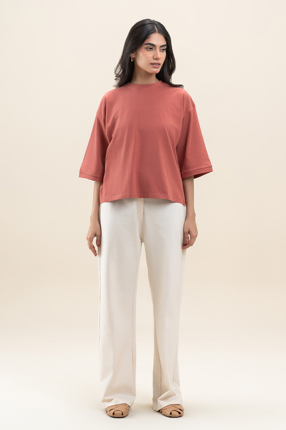 RIB CUFF T-SHIRT