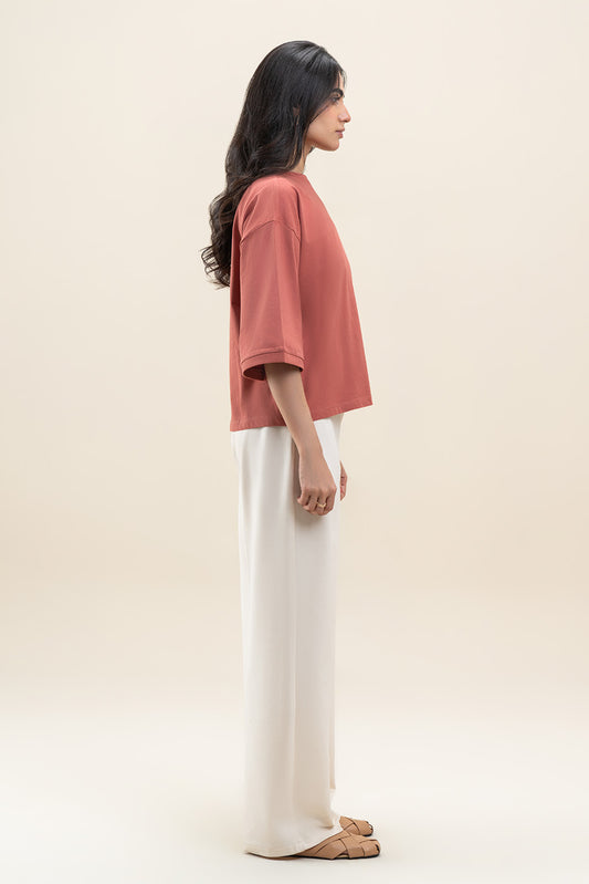 RIB CUFF T-SHIRT