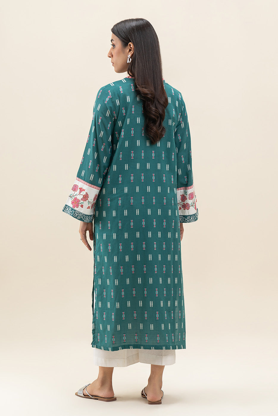 EMBROIDERED JACQUARD SHIRT (PRET)