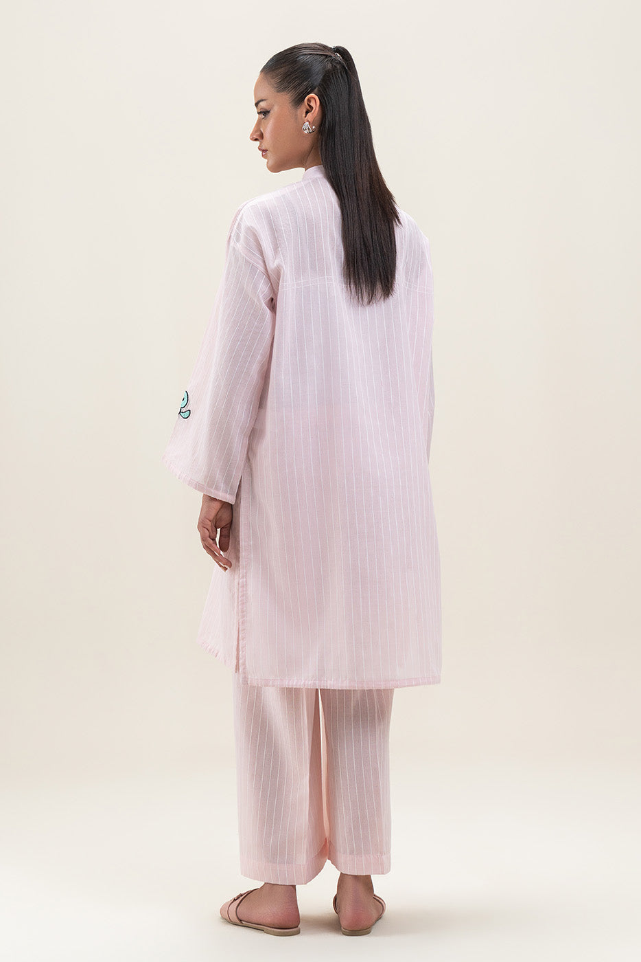 2 PIECE EMBROIDERED YARN DYED SUIT (PRET)